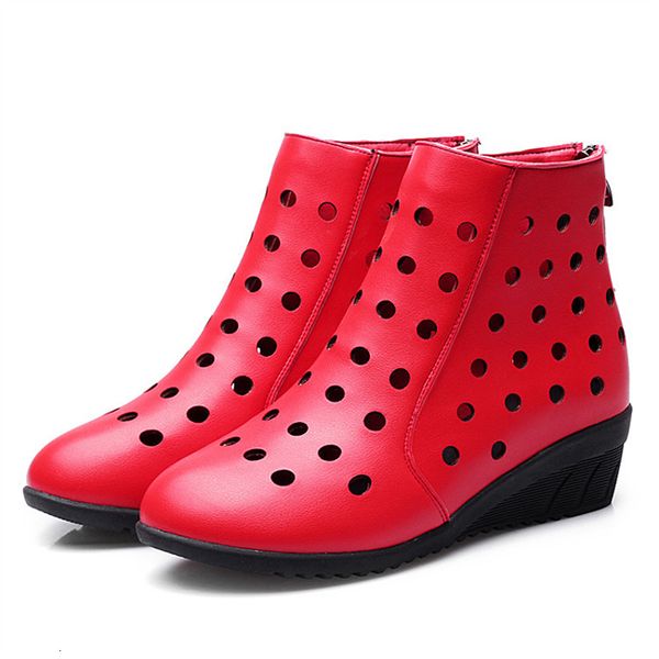 boots casual comfortable hollow short square dance shoes female spring and summer breathable wedge with soft bottom hole abgy, Black
boots casual comfortable hollow short square dance shoes female spring and summer breathable wedge with soft bottom hole abgy, Black