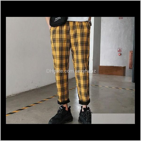 mens clothing apparel drop delivery 2021 streetwear yellow plaid joggers casual straight harem men korean hip hop track pants plus size grsl, Black
mens clothing apparel drop delivery 2021 streetwear yellow plaid joggers casual straight harem men korean hip hop track pants plus size grsl, Black