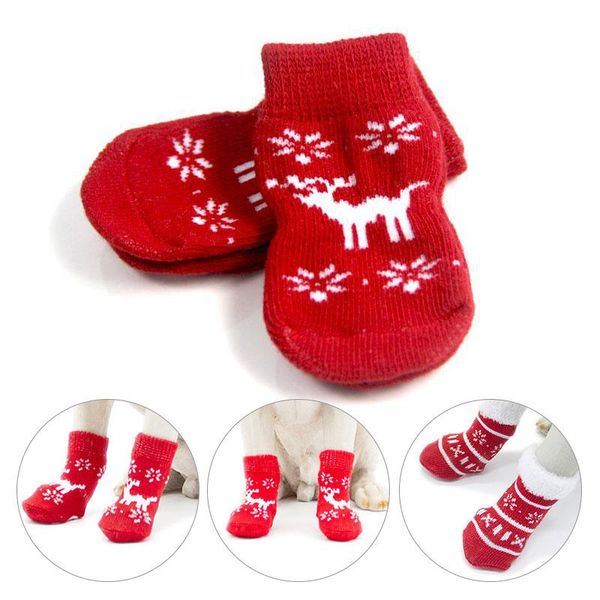 dog apparel 4pcs/set pet anti-slip puppy socks snowflake christmas warm cotton non-slip bottom for small cat shoes
dog apparel 4pcs/set pet anti-slip puppy socks snowflake christmas warm cotton non-slip bottom for small cat shoes