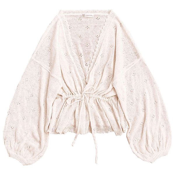 korobov new fashion vintage women cardigans summer thin long sleeve sweaters streetwear sunscreen v neck sueter mujer 210430, White
korobov new fashion vintage women cardigans summer thin long sleeve sweaters streetwear sunscreen v neck sueter mujer 210430, White