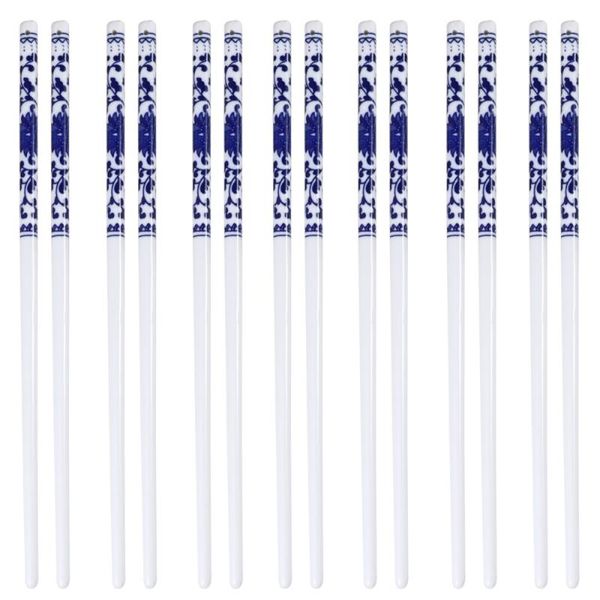 chopsticks 10 pairs blue and white porcelain ceramic long chinese style tableware for home restaurant
chopsticks 10 pairs blue and white porcelain ceramic long chinese style tableware for home restaurant