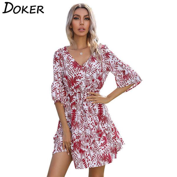 floral print flare sleeve vintage dres summer elegant female mini plus size casual loose ladies es 210604, Black;gray
floral print flare sleeve vintage dres summer elegant female mini plus size casual loose ladies es 210604, Black;gray