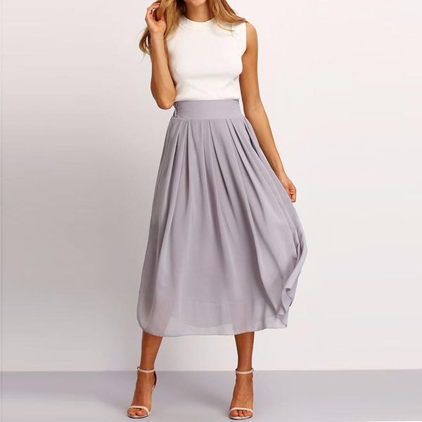 modest elegant chiffon custom womens skirts made zipper waistline a line tee length midi skirt pleated casual, Black
modest elegant chiffon custom womens skirts made zipper waistline a line tee length midi skirt pleated casual, Black