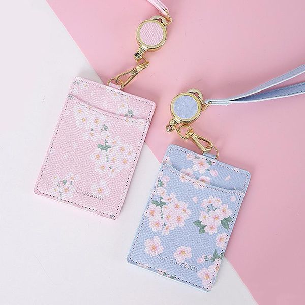 card holders est cherry flowers pu holder retractable lanyard 2 bits bag women identity badge reel rope case id ic, Brown;gray
card holders est cherry flowers pu holder retractable lanyard 2 bits bag women identity badge reel rope case id ic, Brown;gray