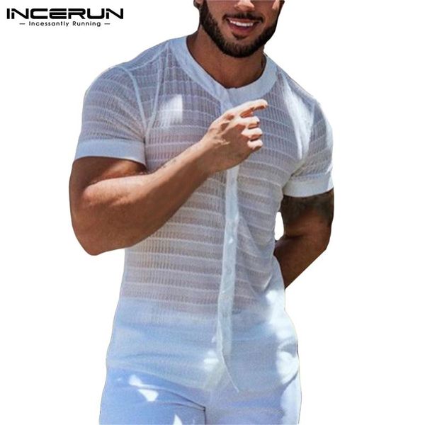 men's casual shirts incerun men mesh shirt transparent short sleeve button clothing streetwear 2021 party nightclub camisas s-5xl, White;black
men's casual shirts incerun men mesh shirt transparent short sleeve button clothing streetwear 2021 party nightclub camisas s-5xl, White;black