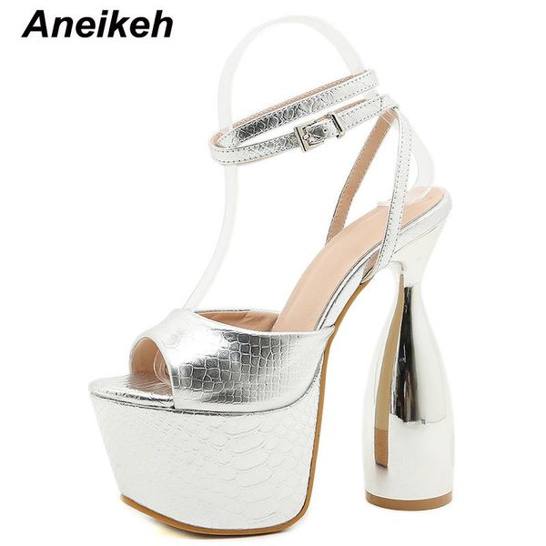 dress shoes aneikeh fashion trend pu women sandals platform bling sewing print 2021 summer high heels strange style 34-40 silver, Black
dress shoes aneikeh fashion trend pu women sandals platform bling sewing print 2021 summer high heels strange style 34-40 silver, Black