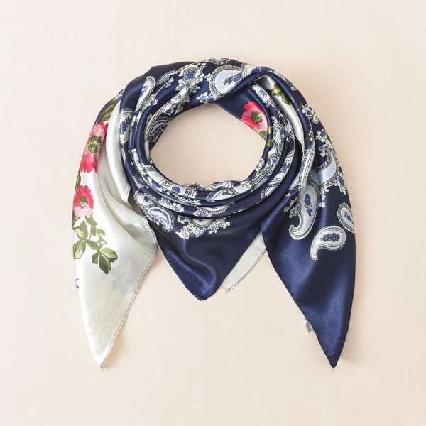 scarves 25# square silk scarf satin print small head neck women dual-use headscarf kerchief female bandana shawl accessories, Blue;gray
scarves 25# square silk scarf satin print small head neck women dual-use headscarf kerchief female bandana shawl accessories, Blue;gray