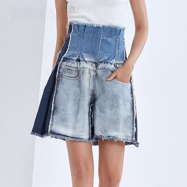 women's shorts hit color wide leg short for women patchwork tassel high waist casual female summer fashion style, White;black
women's shorts hit color wide leg short for women patchwork tassel high waist casual female summer fashion style, White;black