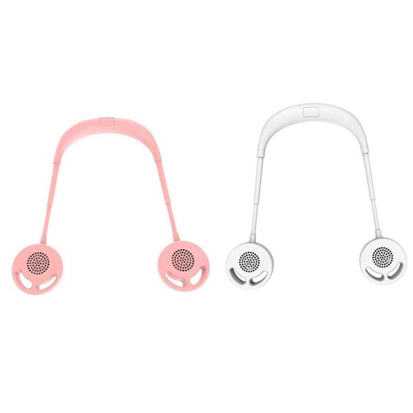 electric fans 2 set 2000 mah hands-neck fan bladeless hanging rechargeable mini sports air conditioner, white & pink
electric fans 2 set 2000 mah hands-neck fan bladeless hanging rechargeable mini sports air conditioner, white & pink