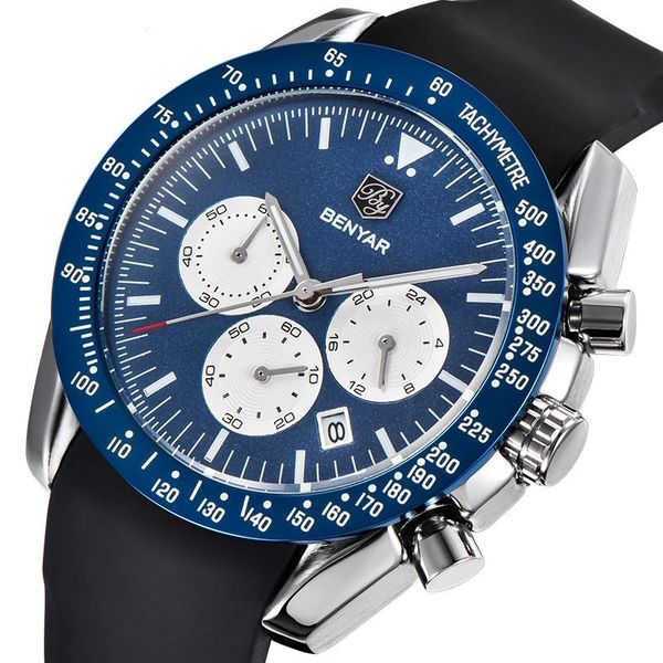 wristwatches benyar watch 5120 watches men wrist sport chronograph silicone strap quartz waterproof fashion business relogio masculino, Slivery;brown
wristwatches benyar watch 5120 watches men wrist sport chronograph silicone strap quartz waterproof fashion business relogio masculino, Slivery;brown