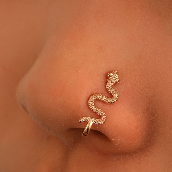 snake septum nose rings for women faux clip nose ring fashion nonpierced body jewelry, Silver
snake septum nose rings for women faux clip nose ring fashion nonpierced body jewelry, Silver