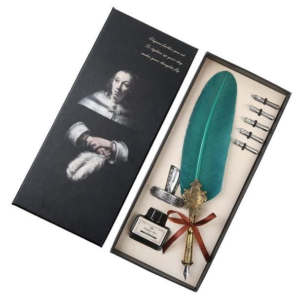 fountain pens students use british european style quill pen , feather pen, school business gifts
fountain pens students use british european style quill pen , feather pen, school business gifts