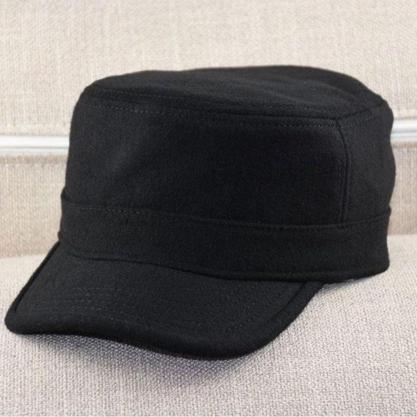 winter men flat cap dad solid color black wool army hat big bone man plus size felt military caps 55-59cm 60-64cm wide brim hats, Blue;gray
winter men flat cap dad solid color black wool army hat big bone man plus size felt military caps 55-59cm 60-64cm wide brim hats, Blue;gray