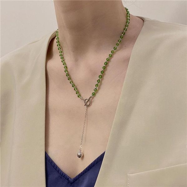 chains 2021 kpop vintage green crystal gold silver color chain necklace for woman girls aesthetic jewelry summer party
chains 2021 kpop vintage green crystal gold silver color chain necklace for woman girls aesthetic jewelry summer party
