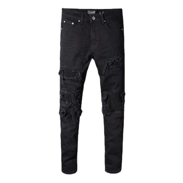 trendy brand new youth tooling black hole patch men's pants stretch slim-fit high street jeans, Blue
trendy brand new youth tooling black hole patch men's pants stretch slim-fit high street jeans, Blue