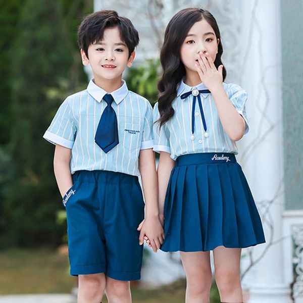 clothing sets british primary school student uniform kindergarten clothes summer suit shirt navy blue skirt shorts for children boys girls, White
clothing sets british primary school student uniform kindergarten clothes summer suit shirt navy blue skirt shorts for children boys girls, White