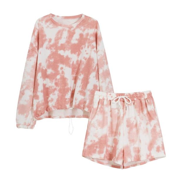 women's tracksuits women tie dye sleepwear pyjama set cotton drawstring long sleeve pajamas for girls plus size harajuku two piece suit, Gray
women's tracksuits women tie dye sleepwear pyjama set cotton drawstring long sleeve pajamas for girls plus size harajuku two piece suit, Gray