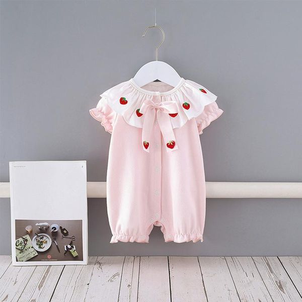 born jumpsuits baby girls clothes short sleeve rompers infant jumpsuit with bow 0-2y, Blue
born jumpsuits baby girls clothes short sleeve rompers infant jumpsuit with bow 0-2y, Blue