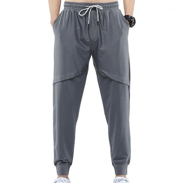 men's pants drawstring pockets cool sports quick dry ice silk thin mesh casual streetwear 2021 fashion joggers trousers, Black
men's pants drawstring pockets cool sports quick dry ice silk thin mesh casual streetwear 2021 fashion joggers trousers, Black