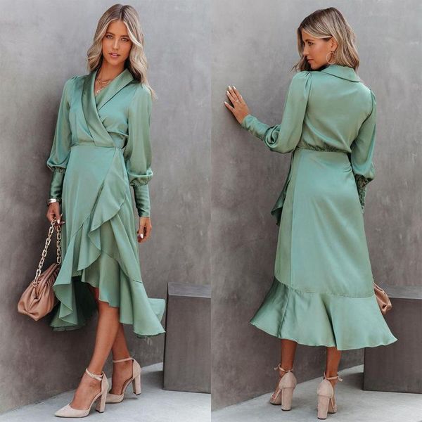 maternity dresses 2022 women's slim v-neck ruffle irregular long sleeve dress women elegant for po shoot, White
maternity dresses 2022 women's slim v-neck ruffle irregular long sleeve dress women elegant for po shoot, White