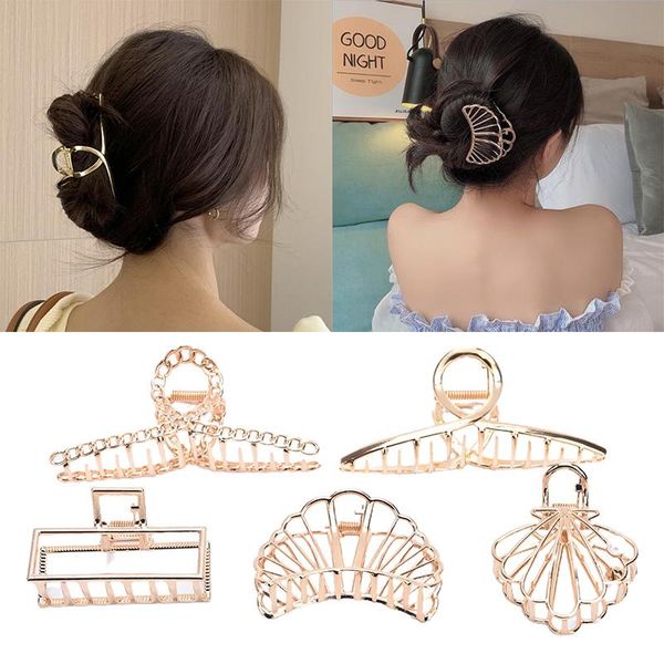 hair clips & barrettes women girls geometric metal claw clip clamps crab multi shape hairpin decoration accessories gifts, Golden;silver
hair clips & barrettes women girls geometric metal claw clip clamps crab multi shape hairpin decoration accessories gifts, Golden;silver