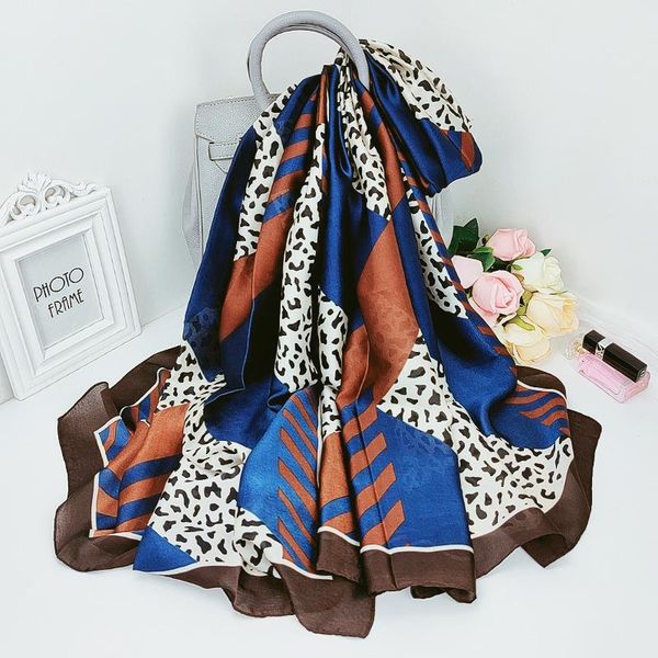 scarves luxury 180x90cm handkerchief summer sunscreen beach towel fashion leopard print silk female dustproof shawls, Blue;gray
scarves luxury 180x90cm handkerchief summer sunscreen beach towel fashion leopard print silk female dustproof shawls, Blue;gray