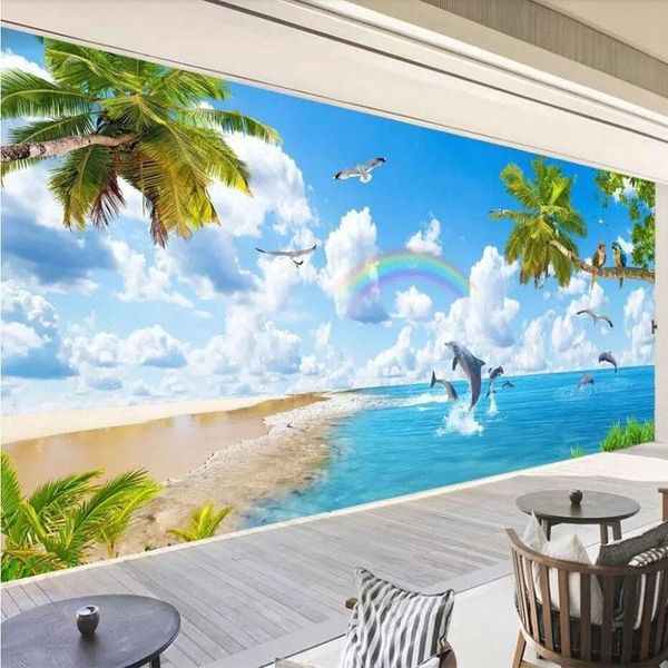 wallpapers custom po wallpaper 3d maldives hawaiian dolphin seaside scenery hd landscape painting background wall mural el home decor
wallpapers custom po wallpaper 3d maldives hawaiian dolphin seaside scenery hd landscape painting background wall mural el home decor