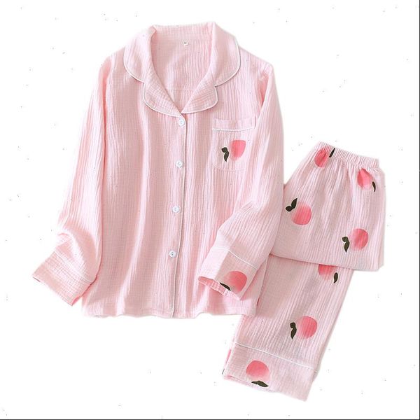 peach sweet pajamas sets spring women sleepwear japanese 100% cotton long sleeved nightwear pyjamas homewear, Black;red
peach sweet pajamas sets spring women sleepwear japanese 100% cotton long sleeved nightwear pyjamas homewear, Black;red