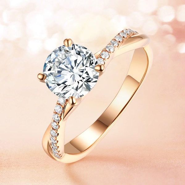 cluster rings fashion temperament rose gold single row diamond moissanite open for women engagement ring, Golden;silver
cluster rings fashion temperament rose gold single row diamond moissanite open for women engagement ring, Golden;silver