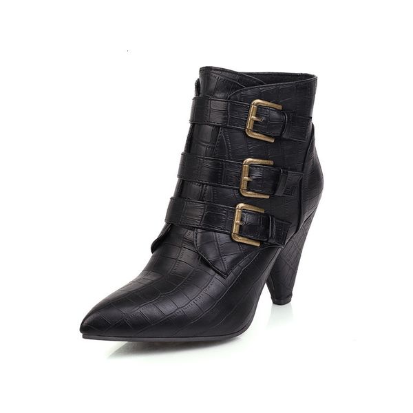 asumer plus women's boots pointed of buckle foot dressed in high heels graduation fashion shoes size 47, Black
asumer plus women's boots pointed of buckle foot dressed in high heels graduation fashion shoes size 47, Black