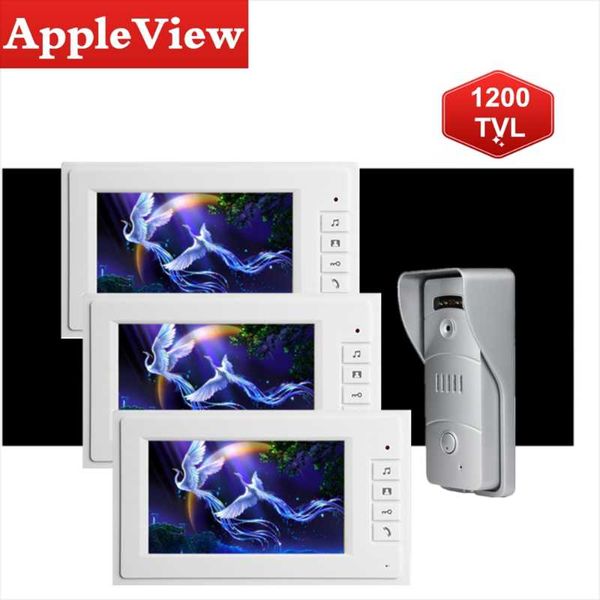 video door phone intercom 7''inch wired entry system kit doorbell monitor camera for home security phones
video door phone intercom 7''inch wired entry system kit doorbell monitor camera for home security phones
