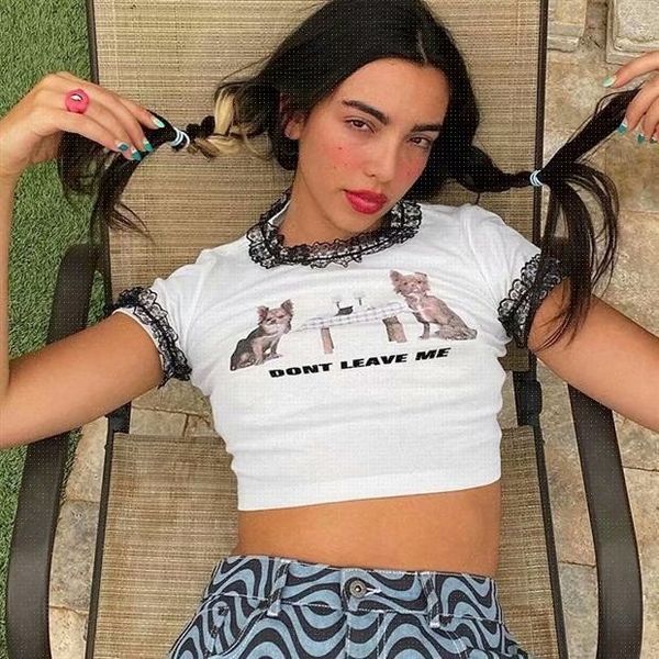 women's tanks & camis women summer dogt shirt short sleeve lace crop cute slim casual tee round neck tees pullover, White
women's tanks & camis women summer dogt shirt short sleeve lace crop cute slim casual tee round neck tees pullover, White