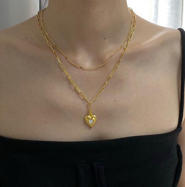 chokers timeless wonder fancy pave layered faux shell heart necklace for women jewelry kpop designer party goth egirl emo cute gift 3527, Golden;silver
chokers timeless wonder fancy pave layered faux shell heart necklace for women jewelry kpop designer party goth egirl emo cute gift 3527, Golden;silver