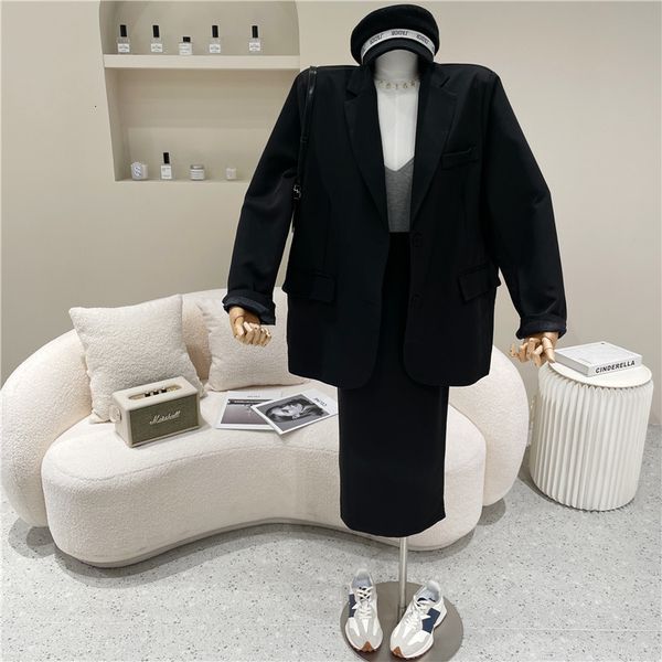 dresses two pieces together spring niche medium and leisure fashion design suit skirt high waist, Black;gray
dresses two pieces together spring niche medium and leisure fashion design suit skirt high waist, Black;gray