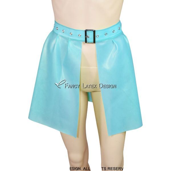 lake blue mini latex pleated skirt with buckles short rubber skirt bottoms uniform, Red;black
lake blue mini latex pleated skirt with buckles short rubber skirt bottoms uniform, Red;black