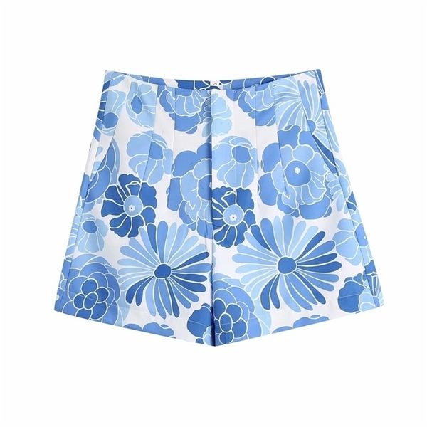 traf women fashion side pockets floral print bermuda shorts vintage high waist zipper fly female short pants streetwear 210724, White;black
traf women fashion side pockets floral print bermuda shorts vintage high waist zipper fly female short pants streetwear 210724, White;black