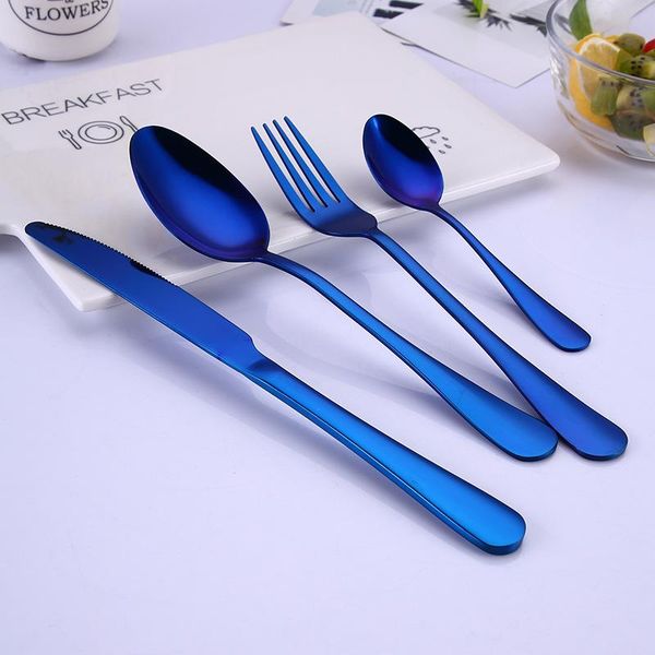 dinnerware sets 4pcs stainless steel blue cutlery set dishwasher safe tableware silverware dinner fork spoon knife drop
dinnerware sets 4pcs stainless steel blue cutlery set dishwasher safe tableware silverware dinner fork spoon knife drop