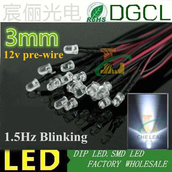 bulbs 100x 3mm prewired led 1.5hz blinking high bright white 20cm 12v/24v pre wire dip indicator leds
bulbs 100x 3mm prewired led 1.5hz blinking high bright white 20cm 12v/24v pre wire dip indicator leds