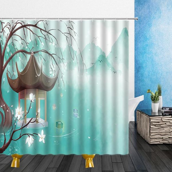 chinese style flowers bird scenery waterproof shower curtain bath curtains 3d printing bathroom with hooks washable cloth screen
chinese style flowers bird scenery waterproof shower curtain bath curtains 3d printing bathroom with hooks washable cloth screen