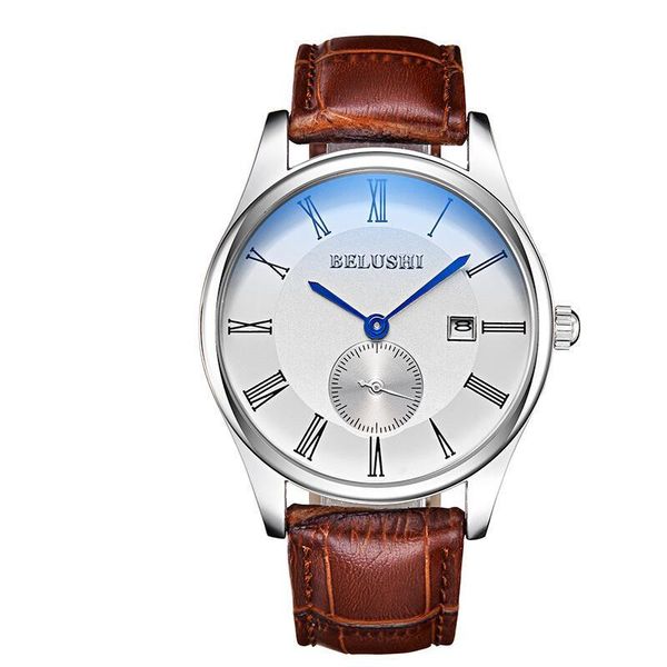 fashion casual quartz wristwatches leather strap simple male/men business watches men's watch 521, Slivery;brown
fashion casual quartz wristwatches leather strap simple male/men business watches men's watch 521, Slivery;brown