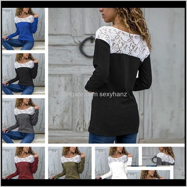 womens clothing apparel drop delivery 2021 women spring clothes patchwork long sleeve contrast color female hollow pullover lace pa, White
womens clothing apparel drop delivery 2021 women spring clothes patchwork long sleeve contrast color female hollow pullover lace pa, White