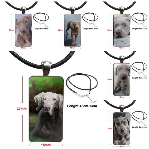pendant necklaces for men women gift steel color glass cabochon with rectangle shaped choker necklace lovely weimaraner dog puppy, Silver
pendant necklaces for men women gift steel color glass cabochon with rectangle shaped choker necklace lovely weimaraner dog puppy, Silver