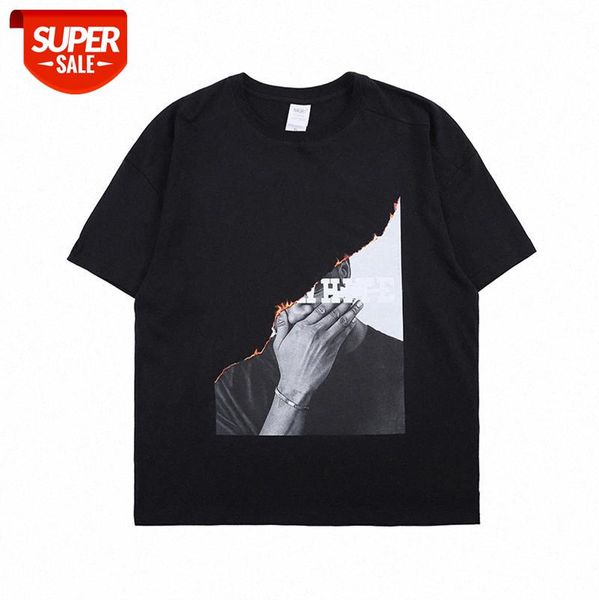 summer european and american high street print short-sleeved t-shirt hipster fun flame p round neck tee #bq0n, White;black
summer european and american high street print short-sleeved t-shirt hipster fun flame p round neck tee #bq0n, White;black