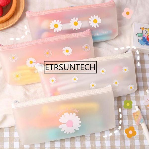storage bags 100pcs cute daisy pen bag frosted translucence plastic cosmetic for girl waterproof zipper 21x9cm
storage bags 100pcs cute daisy pen bag frosted translucence plastic cosmetic for girl waterproof zipper 21x9cm
