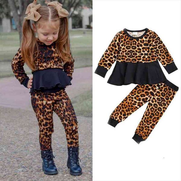 autumn girls clothes suit leopard print o-neck long-sleeve with ruffled hem elastic-waist pants, White
autumn girls clothes suit leopard print o-neck long-sleeve with ruffled hem elastic-waist pants, White
