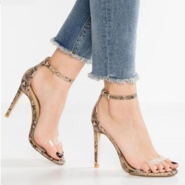 teahoo summer transparent women sandals snake printed open toe thin heels pumps fashion party dress shoes woman, Black
teahoo summer transparent women sandals snake printed open toe thin heels pumps fashion party dress shoes woman, Black