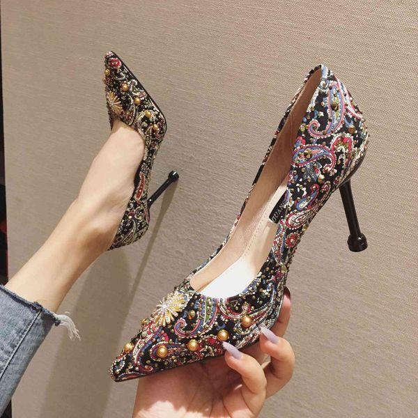 women's dress shoes wedding shoes pointed shallow mouth chinese thin heel high diamond xiuhe bride rivet 19 f8l1, Black
women's dress shoes wedding shoes pointed shallow mouth chinese thin heel high diamond xiuhe bride rivet 19 f8l1, Black