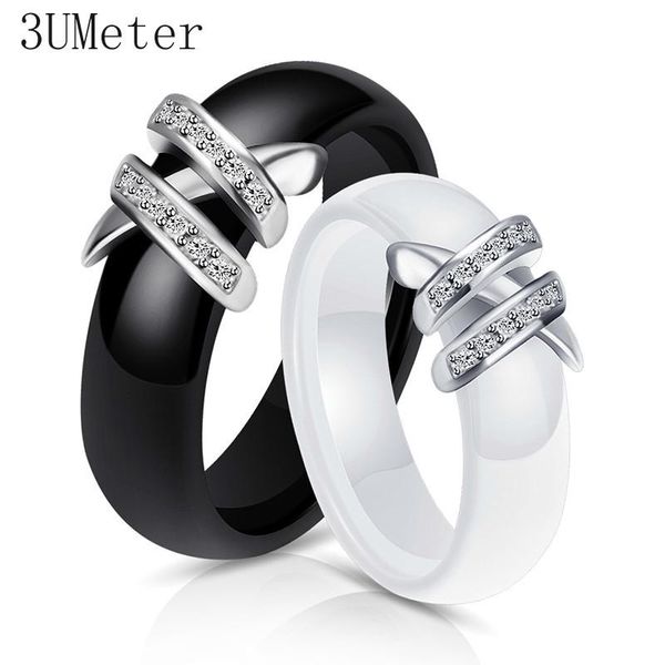 wedding rings 3umeter 6mm black and white simple style two line crystal ziron ceramic for women fashion jewelry gift, Slivery;golden
wedding rings 3umeter 6mm black and white simple style two line crystal ziron ceramic for women fashion jewelry gift, Slivery;golden