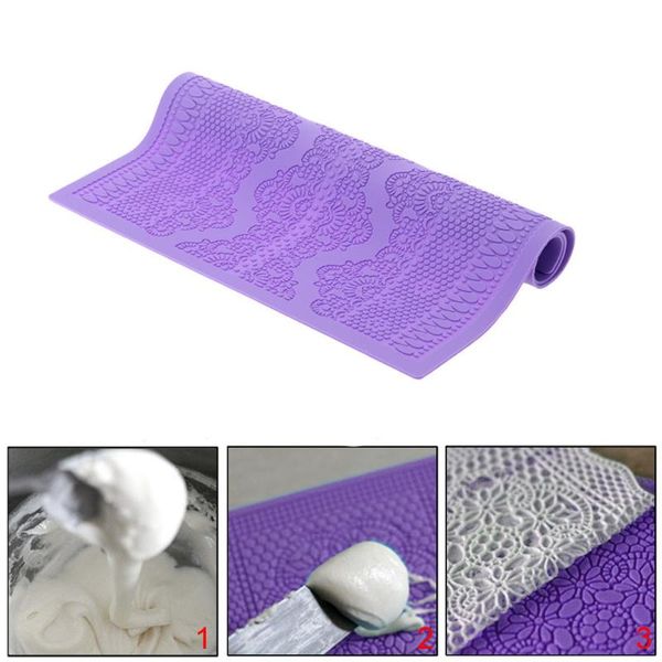baking & pastry tools sugar lace chocolate mold purple silicone mat cake fondant moulds diy decorating 
baking & pastry tools sugar lace chocolate mold purple silicone mat cake fondant moulds diy decorating