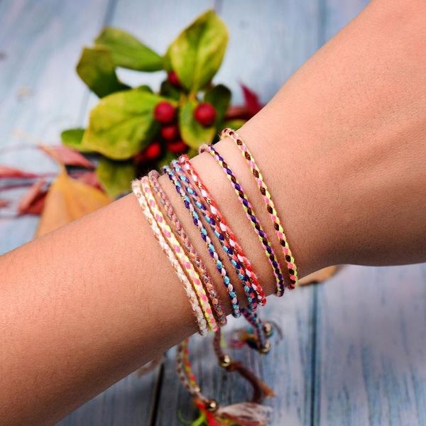 charm bracelets 16 pieces woven wrap friendship handmade braided bracelet adjustable y4qb, Golden;silver
charm bracelets 16 pieces woven wrap friendship handmade braided bracelet adjustable y4qb, Golden;silver